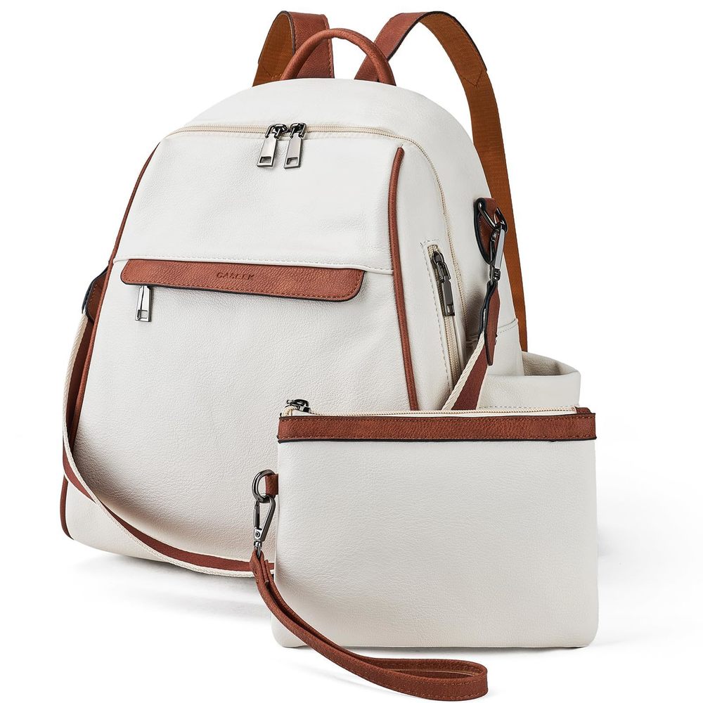 Womens Backpack Purse Leather: Fashion Convertible Ladies Shoulder Bag🐯